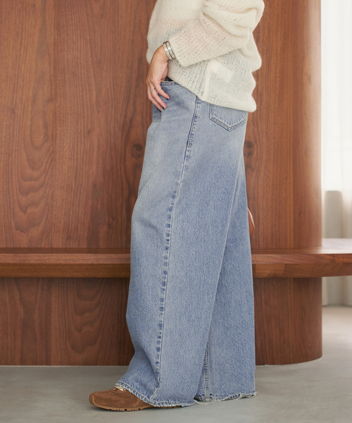 新品未使用　Plage R’IAM WIDE デニム 36サイズ 追加》R'IAM WIDE デニム（デニムパンツ・ジーンズ）｜Plage