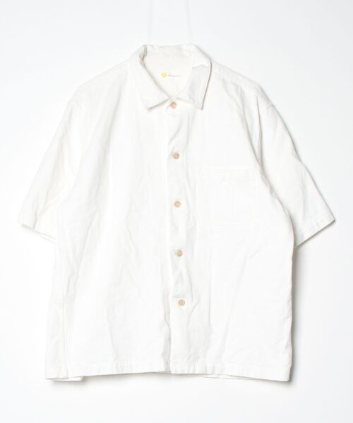 「info. BEAUTY&YOUTH」 半袖シャツ X-LARGE オフホワイト メンズ_画像2