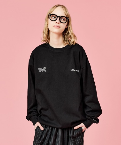 WETTEMPT tシャツ DRAWSTRING EMBROIDERY L/S TEE / ドローコード刺繍