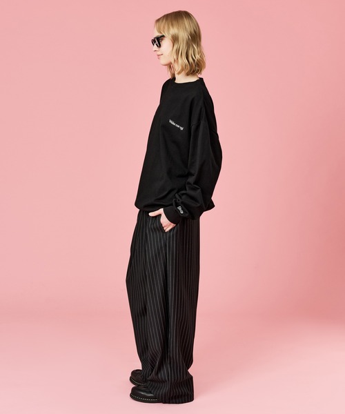 WETTEMPT tシャツ DRAWSTRING EMBROIDERY L/S TEE / ドローコード刺繍
