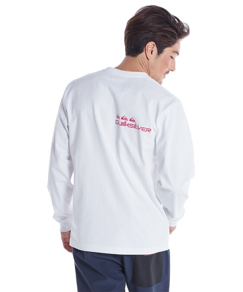 「Quiksilver」 長袖Tシャツ LARGE グリーン メンズ_画像2