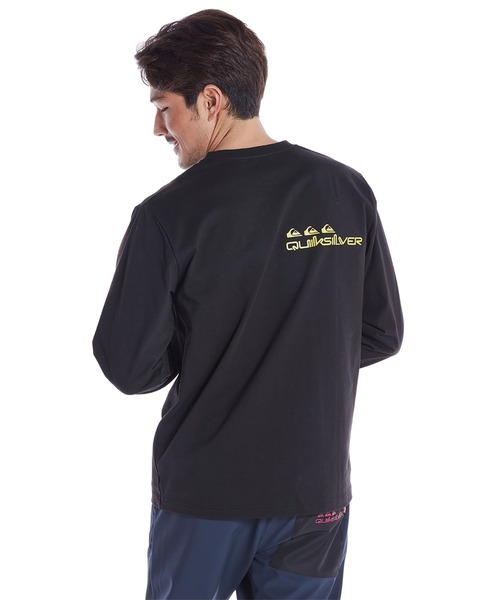 「Quiksilver」 長袖Tシャツ LARGE グリーン メンズ_画像3