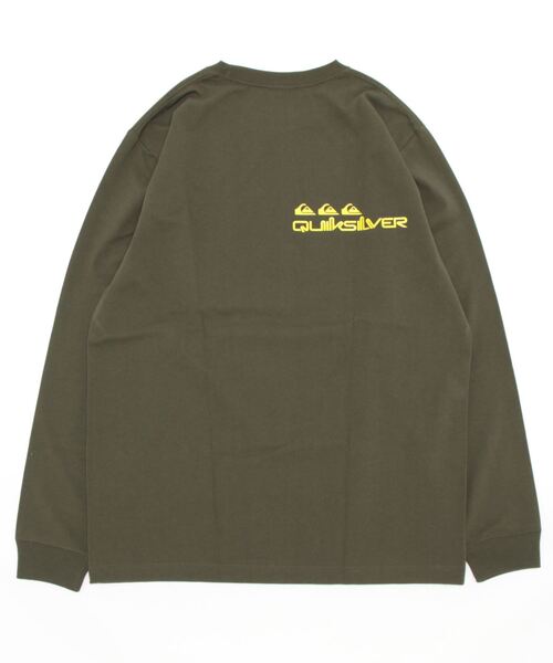 「Quiksilver」 長袖Tシャツ LARGE グリーン メンズ_画像6