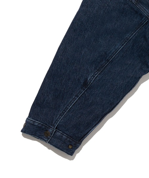 「Levi's」 デニムジャケット M ダークインディゴブルー レディースの画像