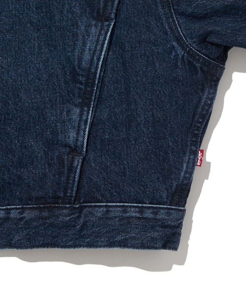「Levi's」 デニムジャケット M ダークインディゴブルー レディースの画像