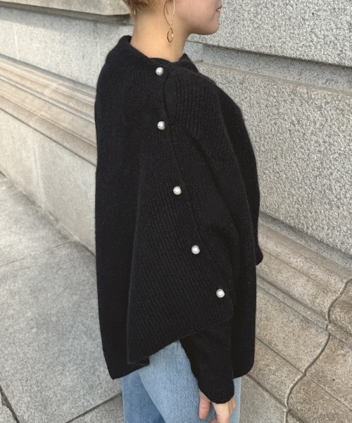 「JENNE」 ニットアンサンブル SMALL ブラック レディース_画像9