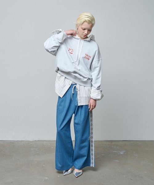 umbro（アンブロ） ワイドパンツ パンツ (UMBRO)DENIM WIDE PANTS 