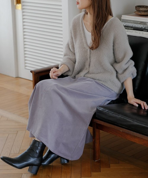 「URBAN RESEARCH Sonny Label」 フレアスカート 38 チャコールグレー レディース_画像5