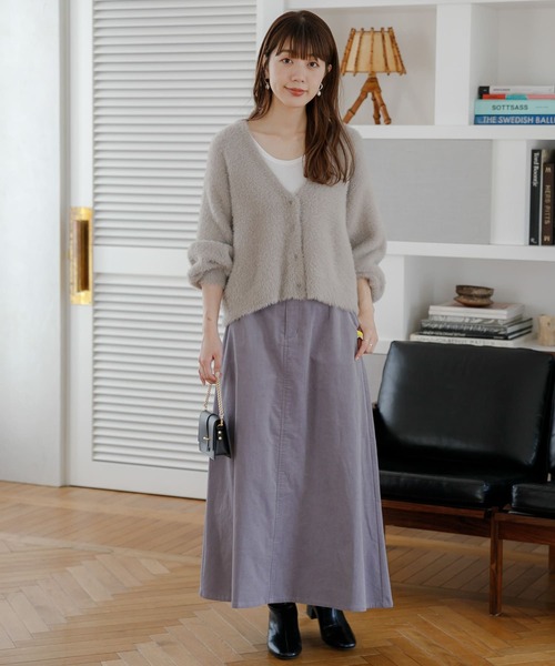 「URBAN RESEARCH Sonny Label」 フレアスカート 38 チャコールグレー レディース_画像7