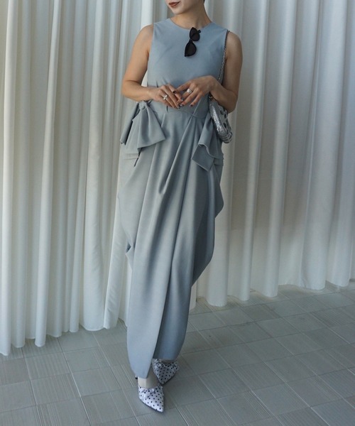 Ameri（アメリ） ドレス 2WAY CONSTRUCTIVE RIBBON DRESS : ZOZOTOWN
