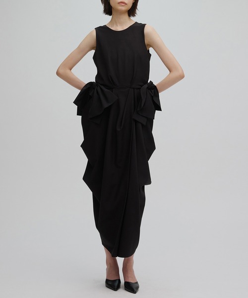 Ameri（アメリ） ドレス 2WAY CONSTRUCTIVE RIBBON DRESS : ZOZOTOWN