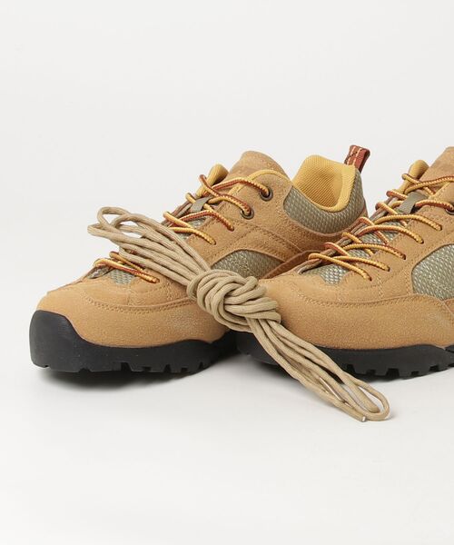 「HI-TEC」 ローカットスニーカー「Franklin climbingコラボ」 24cm ベージュ メンズ_画像4