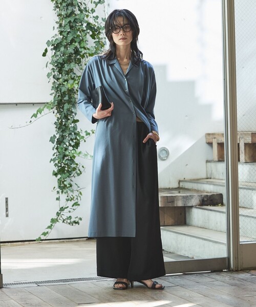 qualite（カリテ） パンツ 「接触冷感・吸水速乾」クールサテンパンツ