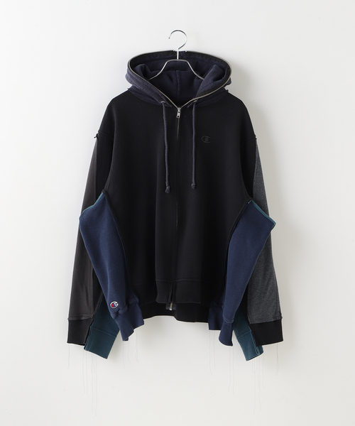 トップス discovered champion ドッキングパーカー