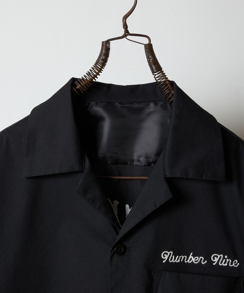 シャツ C/N CLOTH BOWLING S/S SHIRT / コットン ナイロン クロス バックロゴ 刺繍 ショートスリーブ ボウリングシャツの画像