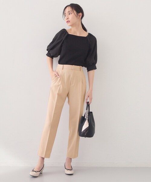 index（インデックス） パンツ ストレッチテーパードパンツ