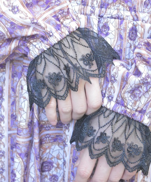 「axes femme」 長袖ワンピース MEDIUM パープル レディースの画像