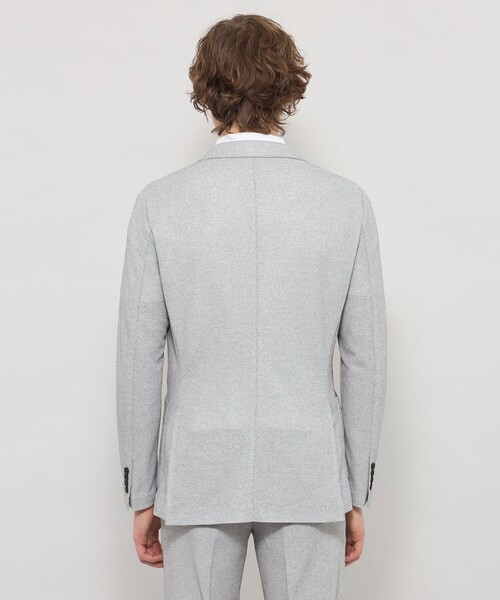 ジャケット テーラードジャケット 「WEB・一部店舗限定」「BREASY JACKET」メランジメッシュジャージーセットアップジャケット メンズの画像