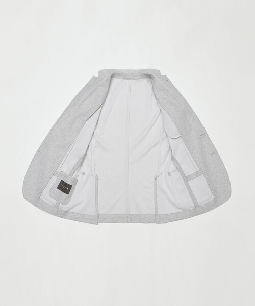 ジャケット テーラードジャケット 「WEB・一部店舗限定」「BREASY JACKET」メランジメッシュジャージーセットアップジャケット メンズの画像