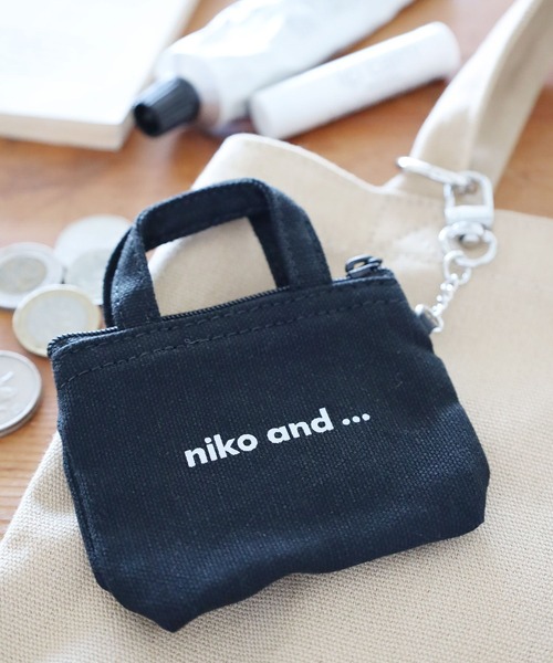 niko and…（ニコアンド） キーホルダー ニコロゴBAGキーホルダー