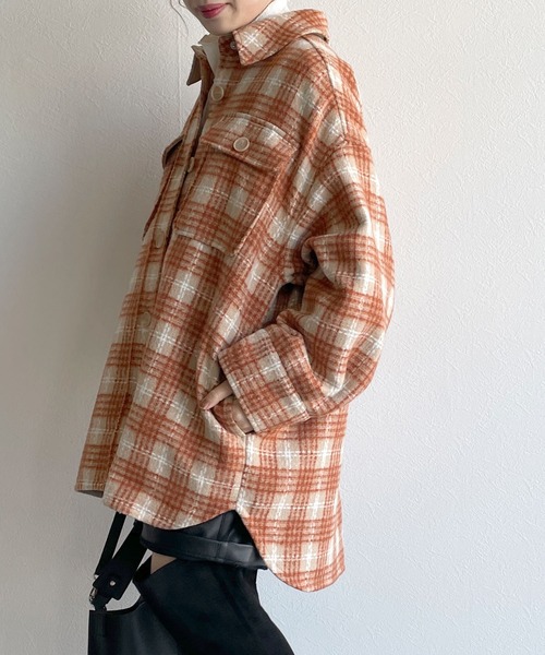 「w closet」 ブルゾン FREE ブラウン レディース_画像2