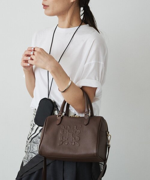 【美品】　RUSSET ラシット 便利バッグ russet（ラシット） 2WAYバッグ FREE ダークブラウン レディース