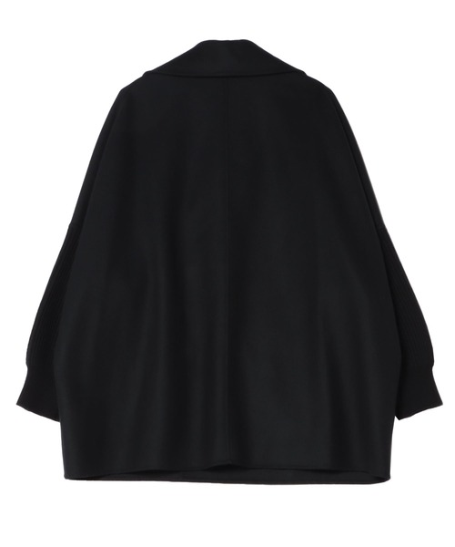 ジャケット テーラードジャケット endalence / melton sleeve rib coat(メルトンスリーブリブコート) レディースの画像