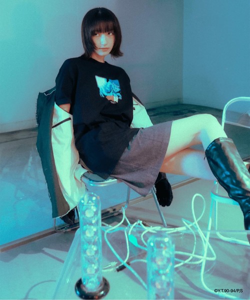 F-LAGSTUF-F（フラグスタフ） tシャツ ”YUSUKE” TEE(x幽遊白書) メンズ