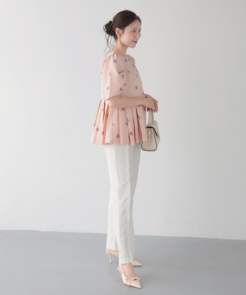 美品　フィットモア　トップス4点セット Fit more（フィットモア） チェリー柄タックペプラムトップス