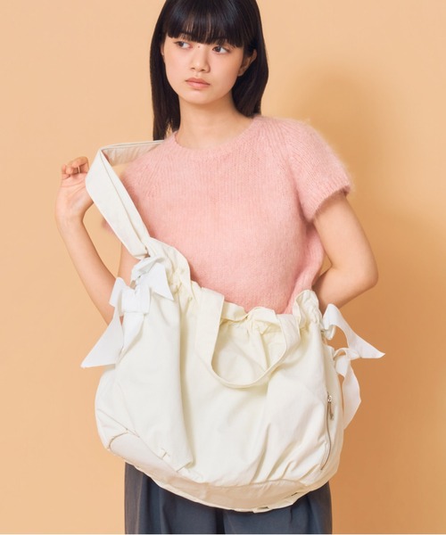 Casselini（キャセリーニ） トートバッグ ビッグサイドリボンBAG 