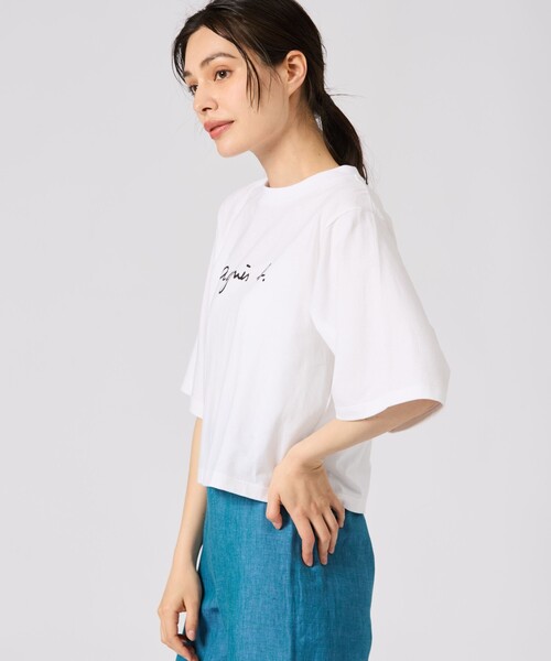 agnes b.（アニエスベー） 半袖Tシャツ 1 ホワイト レディース