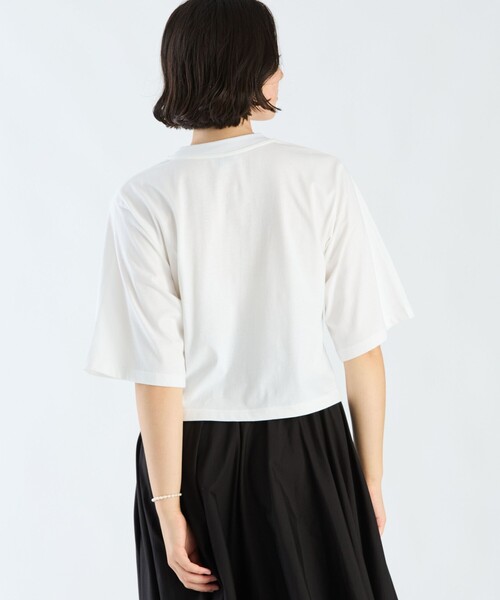 アニエスベー　半袖Tシャツ ホワイト サイズ1(S) agnes b.（アニエスベー） 半袖Tシャツ 1 ホワイト レディース