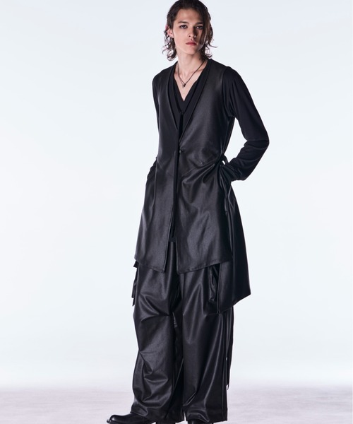 ワイドパンツ カーゴパンツ kiryuyrik/キリュウキリュウ/Emboss Silley Jersey Cargo Pants メンズの画像