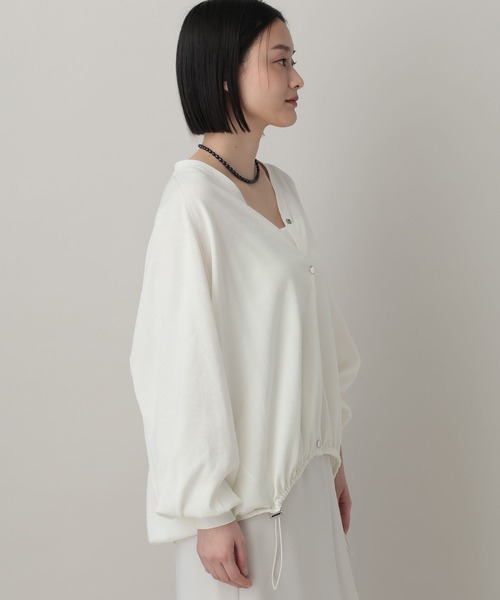 「A part by」 ニットカーディガン FREE ライトグレー レディース_画像8