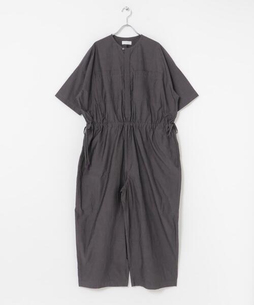 かぐれ パンツ 「2サイズ展開」ワイドオールインワン レディース