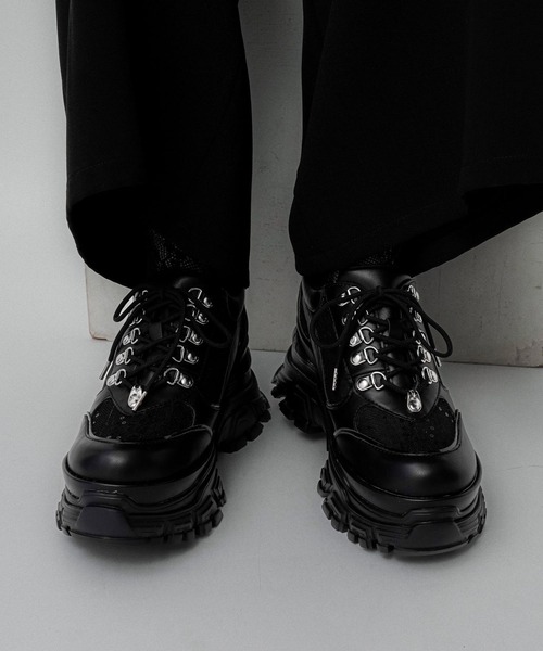 「HARE」 ローカットスニーカー LARGE ブラック レディース_画像5