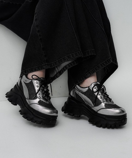 「HARE」 ローカットスニーカー LARGE ブラック レディース_画像8