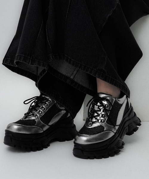 「HARE」 ローカットスニーカー LARGE ブラック レディース_画像9