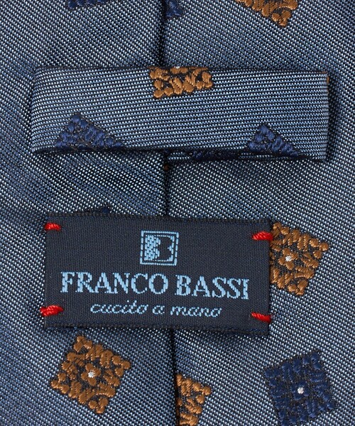 Franco Bassi フランコバッシ ジャカード ネクタイ FRANCO BASSI（フランコバッシ） ネクタイ 「FRANCO BASSI」コモン