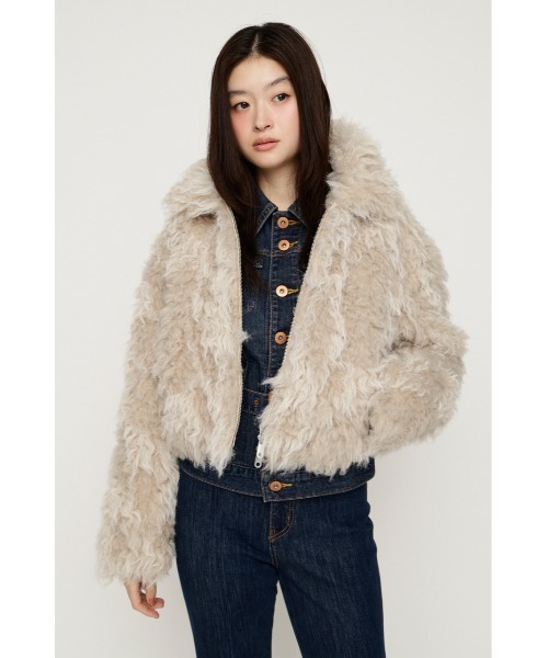 SLY（スライ） ブルゾン アウター CURL F/FUR SHORT BZ カールファー 