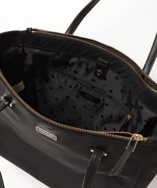 「kate spade new york」 ワンポイントトートバッグ - ブラック レディース_画像4