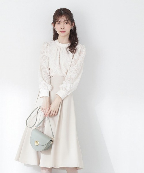 「PROPORTION BODY DRESSING」 長袖ブラウス SMALL ベージュ レディース_画像4