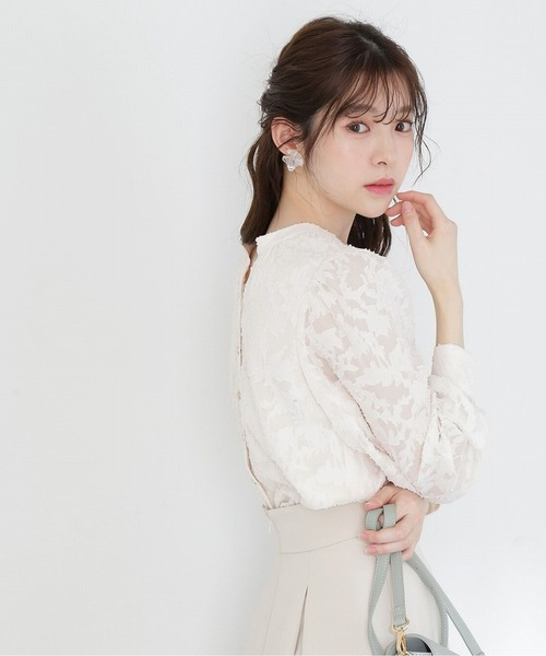 「PROPORTION BODY DRESSING」 長袖ブラウス SMALL ベージュ レディース_画像5