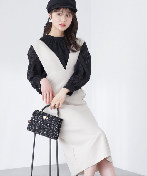 「PROPORTION BODY DRESSING」 長袖ブラウス SMALL ベージュ レディース_画像7