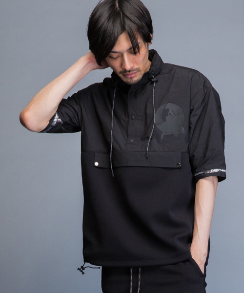 【SEAL限定商品】 SPALDINGコラボ】ニットコンビアノラックパーカー48 ウェア