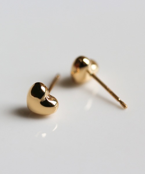 cui-cui（キュイキュイ） ピアス ゴールド ハート ピアス | K18YG/PG