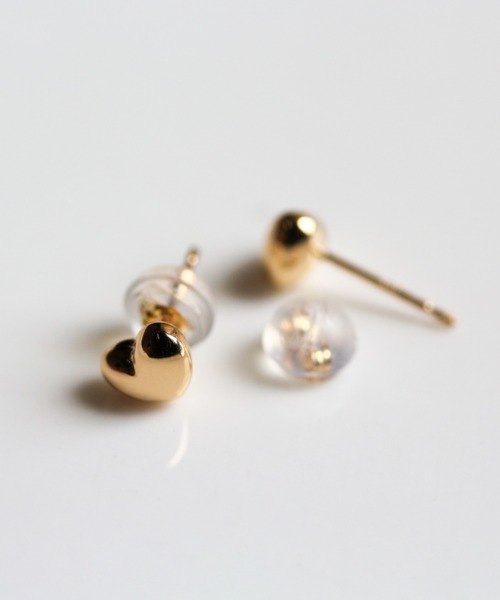 cui-cui（キュイキュイ） ピアス ゴールド ハート ピアス | K18YG/PG
