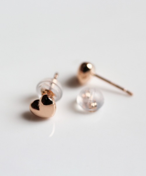 cui-cui（キュイキュイ） ピアス ゴールド ハート ピアス | K18YG/PG
