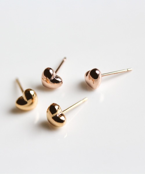 cui-cui（キュイキュイ） ピアス ゴールド ハート ピアス | K18YG/PG