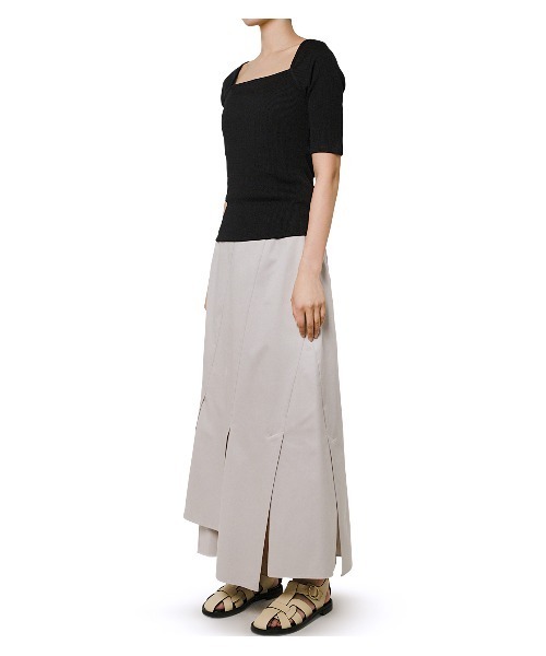 LE CIEL BLEU スカート Split Hem Maxi Skirt レディース : ZOZOTOWN 